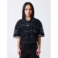 Project X Paris Dames Denim Vest Donkerblauw | S
