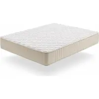 Moonia Magic Plus, Matras van hoogwaardig schuim, Medium/stevig, Beige, Wit, Volwassenen, 1400 mm, 1900 mm