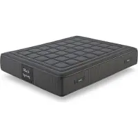 Moonia Black Spring Royal Pocketvering Matras - 140 x 190 cm - Zwart - 30 cm Dikte - Viscoschuim - 12 Zones - Duurzaam en Ergonomisch