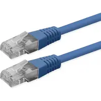 Roline Cat.6 (Class E) Patch Cable, UTP, PoE, blauw, 5 m