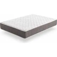 Moonia King Relax Supreme, tweepersoonsbed, matras van traagschuim, zacht/stevig, wit, 1800 mm, 2000 mm