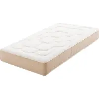 Moonia Royal Prime, Dubbel, Matras van traagschuim, Zacht/stevig, Beige, 900 mm, 1900 mm
