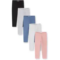 MINOTI Leggings saffier / lichtgrijs / rosa / zwart