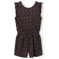 MINOTI Overall lichtgroen / cranberry / zwart