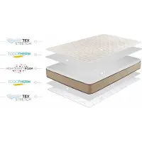 Moonia - Bamboo Care matras, 18 cm, 80x190 cm