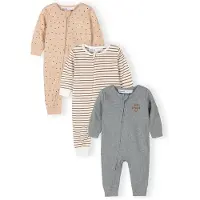 MINOTI Rompertje/body beige / grijs
