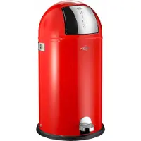 Wesco Kickboy Pedaalemmer 40 L Rood Staal