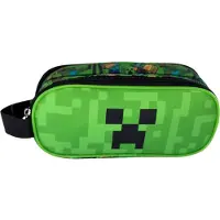 Sanrio Minecraft pennenetui met twee vakken, 23 cm