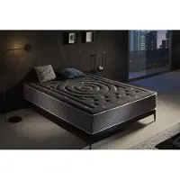 Moonia - Premium Black multizone matras, 27 cm, 180x200 cm