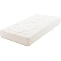 Moonia Regal Supreme, Eenpersoonsbed/tweepersoonsbed, Matras van traagschuim, Zacht/stevig, Wit, 800 mm, 1900 mm
