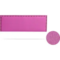 Moonia Hoofdbord - Slaapkamer Hoofdbord - Aqualine Stof - Fuchsia - Elegant en Duurzaam - 55 cm Hoogte