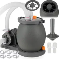 Coil Zandfilterpomp 4542 L/u voor Zwembad – 100W Pool Filterpomp met 32 mm Aansluiting – Inclusief Slangen en Accessoires