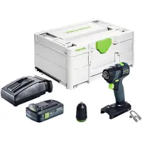 Festool TXS 18-Basic accuschroefboormachine 18 V 40 Nm borstelloos + 1x accu 4.0 Ah + snellader + systainer