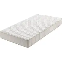 Moonia Olympus, matras van hoogwaardig schuim, medium/stevig, beige, wit, voor volwassenen, 900 mm, 1900 mm
