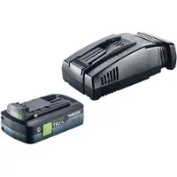 Festool energieset 18 V 1xTBX4/SCA16 met 1x BP 18 TBX 4 C-ASI accu 18 V 4,0 Ah (578745) + SCA 16 snellader (576953)