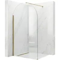 REA - Douchewand Heaven Brush Gold 110 - 0,8X110X200CM