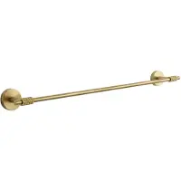 REA - Rivo - Handdoekhouder - Geborsteld Goud 29101 - 7,5X60X5Cm
