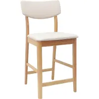vidaXL Eetstoelen 2 st Massief Rubberhout Naturel 48 x 49 x 95 cm