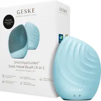 GESKE | SmartAppGuided Facial Brush 5 in 1 | Elektrische gezichtsreinigingsborstel | Zachte siliconen borstel | Professionele gezichtsreiniging | Gezichtsreinigingsapparaat | Gezichtsmassager