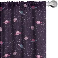 Abakuhaus Gordijnen – Platz Constellaties Saturnus – 2x75x225 cm – Multicolor