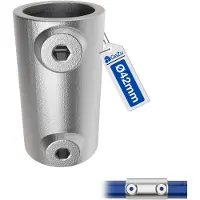 GeZu Impex Gegoten Koppelbus Ø42mm Vuurverzinkt Zilver