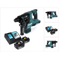 Makita DHR 280 RG accuklopboormachine 36 V ( 2x 18 V ) 2.8 J SDS-plus Brushless + 2x accu 6.0 Ah + lader
