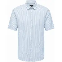 Only & Sons Overhemd lichtblauw / wit
