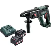 Metabo KH 18 LTX 24 accu combihamer 18 V 2.1 J SDS Plus + 2x accu 4.0 Ah + lader