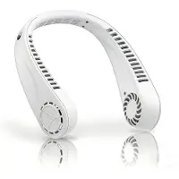 VHV - Nekventilator - USB oplaadbare halsventilator - USB oplaadbaar - 5 snelheidsstanden - stil - voor wandelen, reizen, kantoor, tuin
