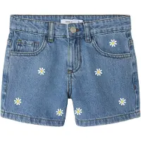 Name It Kids Jeans 'NKFBella' donkerblauw / geel / wit