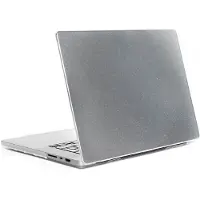 Selencia Glitter Cover Apple MacBook Neo 13 inch (2026) A18 - Transparant