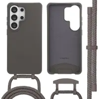 IMoshion Color Backcover met afneembaar koord met MagSafe voor de Samsung Galaxy S26 Ultra - Black Coffee