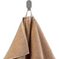 Unyqoos Luxueuze Set van 2 Zachte Badhanddoeken in Honingperzik en Beige, 100% Katoen, Made in Portugal