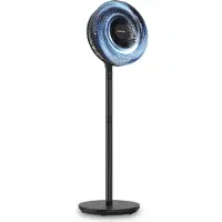 Auronic Statiefventilator - Staande Ventilator - Hoogte Verstelbaar - Roterend - Fluisterstil - 3 Snelheden - Stille Ventilator - Zwart
