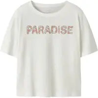 Name it Shirt 'NKFVONAYA' donkeroranje / zilver / wit
