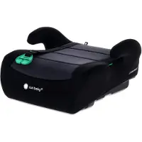 Sun baby LittleNest - Zitverhoger met ISOFIX - 125–150 cm, montage-indicator, armsteunen, brede, ergonomische zitting, montage in rijrichting - Stoelverhoger - Zitverhoger - Autozitje - Zwart