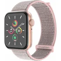 IMoshion Nylon bandje voor de Apple Watch | 44/45/46/49 mm - Sand Pink