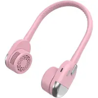 VHV - Nekventilator - handsfree ventilator voor om de nek - 1200 mAh - USB oplaadbaar - 3 snelheden - bladloos ontwerp - 360° verstelbaar - voor reizen, wandelen, kantoor en zomer