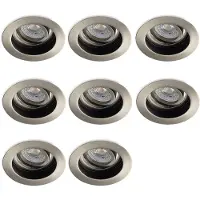Lybardo - Inbouwspots - 8-pack - Spotjes Inbouw - Moreda - Kantelbaar