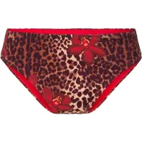 Lingadore Bikinibroek beige / donkeroranje / knalrood / donkerrood