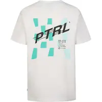 Petrol Industries Shirt lichtblauw / wit