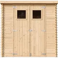 Timbela M311+M311G - Houten tuinhuis - 2,22 m² - 142x204xH206 cm - met vloer