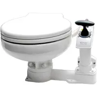 Johnson Pump Super Compact Manual Toilet Transparant 610 x 460 x 410 mm