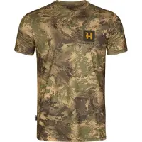 Härkila Deer Stalker Camo T-Shirt Outdoor T-Shirt Scandinavische T-Shirt Jacht T-Shirt Korte Mouwen Maat -5XL