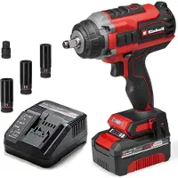 Einhell IMPAXXO 18/450 4510074 Accu-slagmoersleutel 450 Nm 18 V Aantal meegeleverde accus: 1 4 Ah Li-ion Brushless, Incl. accu, Incl. lader