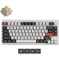 Keychron Q1 Ultra 8K - Mechanisch Toetsenbord - Draadloos - US QWERTY - 75% - Banana Switch - Wit