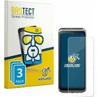 BROTECT Screenprotector 3 Stuks voor ingenico Axium DX8 Beschermglas transparant