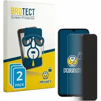BROTECT - privacy screenprotector voor Xiaomi Redmi R70m 5G - Folie Beschermfolie Blauwlichtfilter 2 Stuks