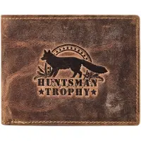Green Burry Huntsman Portemonnee RFID-bescherming Leder 12.5 cm - Jongens - Horizontaal - brown 2