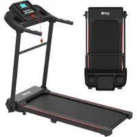 Brixy Loopband - Safety Lock - 1-14 km/u - Inklapbaar - 130 x 66 x 114 cm - Zwart